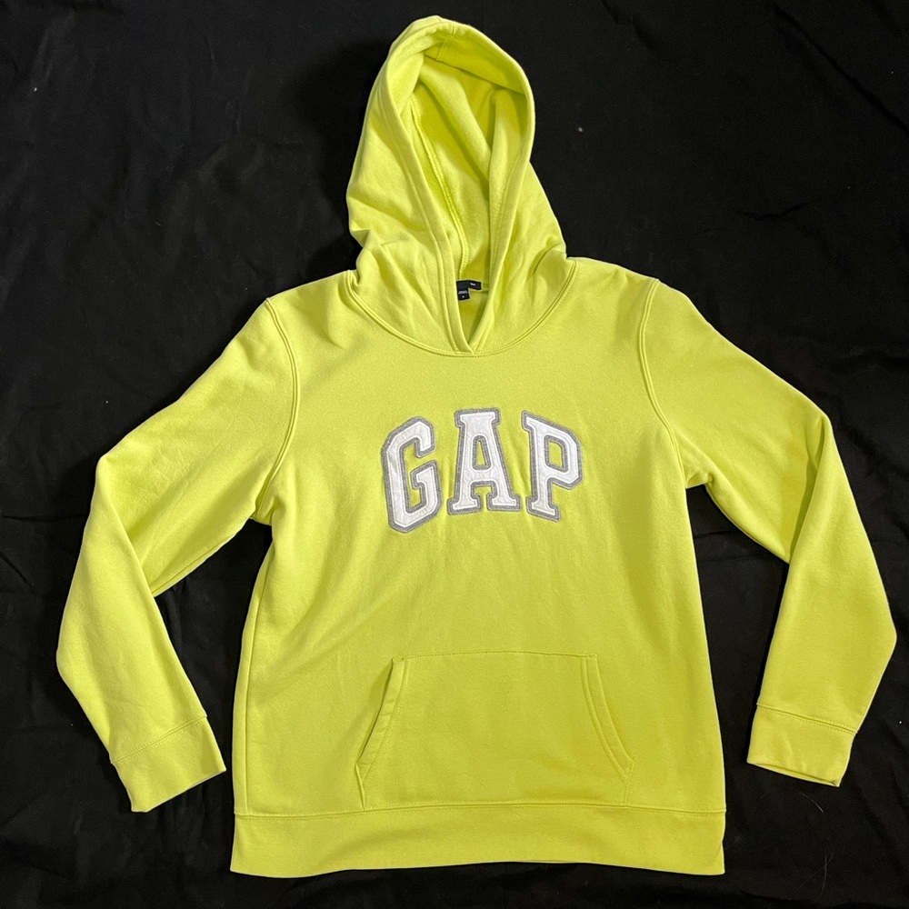 Neon green Gap hoodie